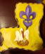 Basket Louisiana Basket drawn by Chef Hans painted...