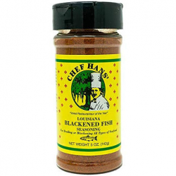 Chef Hans Blackened Fish Seasoning 5 oz. Bottle