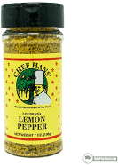 Chef Hans Lemon Pepper  6 oz. Bottle