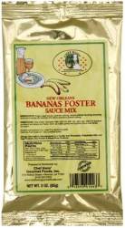 Chef Hans Banana Foster Mix 3 oz. Bag